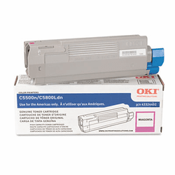 OKI43324402 43324402 High-Yield Toner (Type C8), 5000 Page-Yield, Magenta By OKIDATA