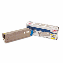 OKI43324466 43324466 Toner, 4000 Page-Yield, Yellow By OKIDATA