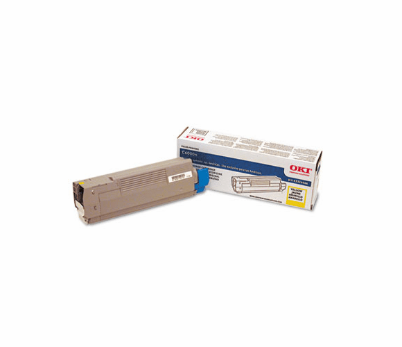 OKI43324466 43324466 Toner, 4000 Page-Yield, Yellow By OKIDATA