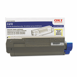 OKI44315301 44315301 Toner, 6,000 Page-Yield, Yellow By OKIDATA