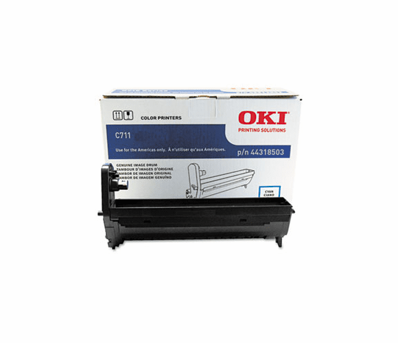 OKI44318503 44318503 Drum, 20,000 Page-Yield, Cyan By OKIDATA