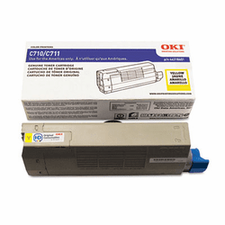 OKI44318601 44318601 Toner, 11,500 Page-Yield, Yellow By OKIDATA