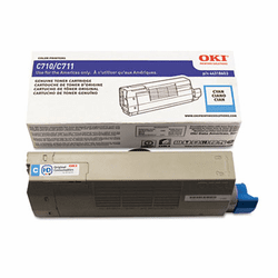 OKI44318603 44318603 Toner, 11,500 Page-Yield, Cyan By OKIDATA