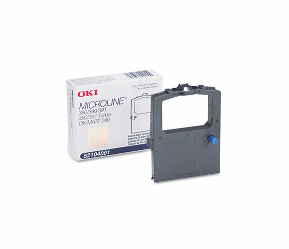 OKI52104001 52104001 Ribbon, Black By OKIDATA