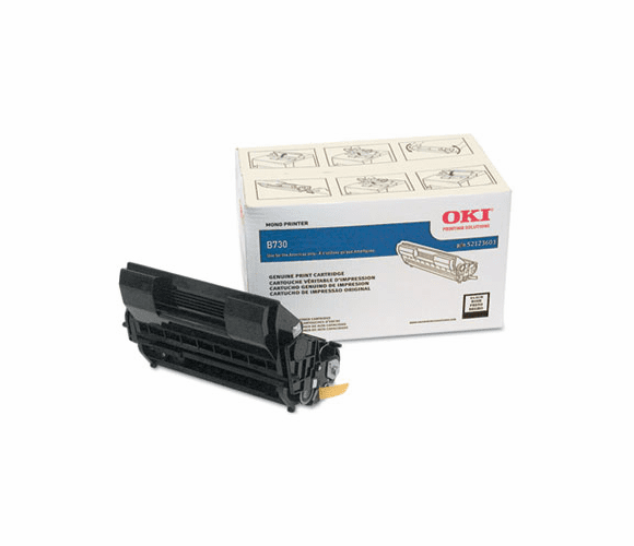 OKI52123603 52123603 High-Yield Toner, 26,000 Page-Yield, Black By OKIDATA