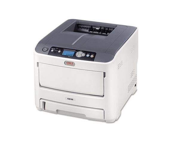 OKI62433403 C610dn Laser Printer, Network-Ready, Duplex Printing By OKIDATA