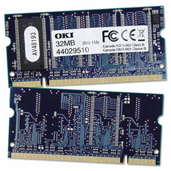 OKI70057301 RAM Memory for B400 Series, 32MB By OKIDATA