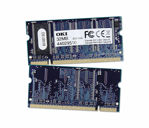 OKI70057301 RAM Memory for B400 Series, 32MB By OKIDATA