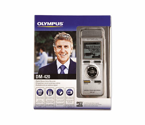 OLY140146 DM-420 Digital Voice Recorder, 2GB By OLYMPUS CORP.