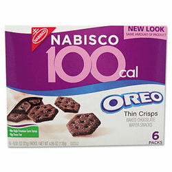 ORE0617 100 Calorie Packs Oreo Cookies, 6/Box By NABISCO FOOD GROUP