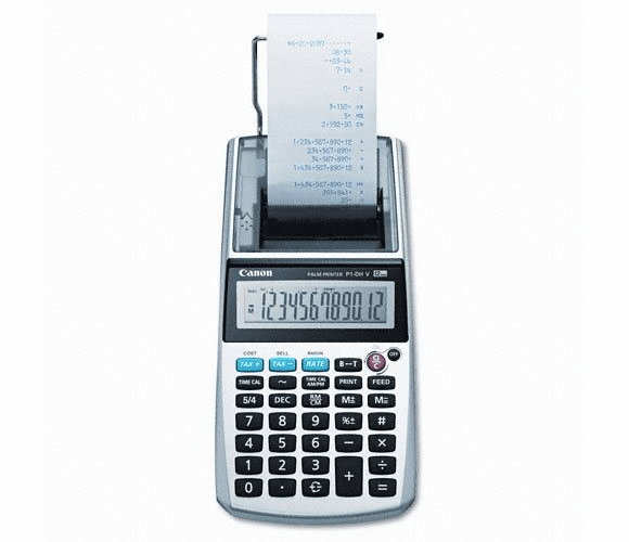 P1-DH V Portable Printing Calculator By Canon