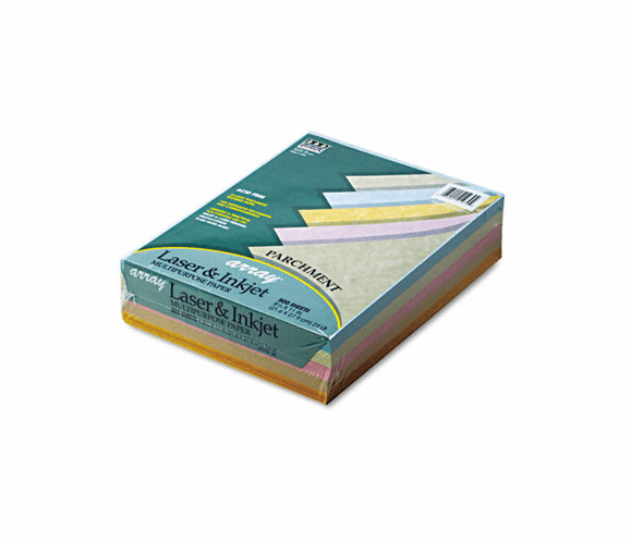 PAC101079 Array Colored Bond Paper, 24lb, 8-1/2 x 11, Assorted Parchment, 500 Sheets/Ream By PACON CORPORATION