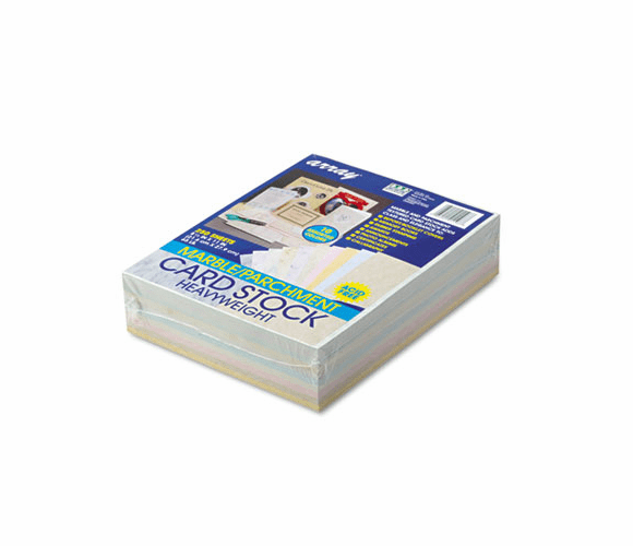PAC101196 Array Card Stock, 65 lbs., Letter, Assorted Colors, 250 Sheets By PACON CORPORATION