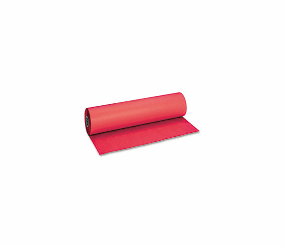 PAC101203 Decorol Flame Retardant Art Rolls, 76 lbs., 36" x 1000 ft, Cherry Red By PACON CORPORATION