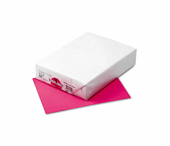PAC102052 Kaleidoscope Multipurpose Colored Paper, 24lb, 8-1/2 x 11, Hot Pink, 500 Shts/Rm By PACON CORPORATION