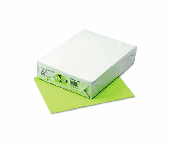 PAC102053 Kaleidoscope Multipurpose Colored Paper, 24lb, 8-1/2 x 11, Lime, 500 Sheets/Ream By PACON CORPORATION