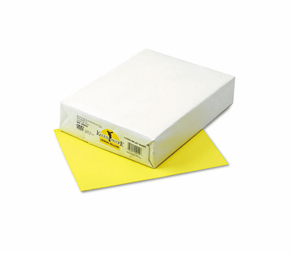 PAC102055 Kaleidoscope Multipurpose Colored Paper, 24lb, 8-1/2 x 11, Lemon Yellow, 500/Rm By PACON CORPORATION