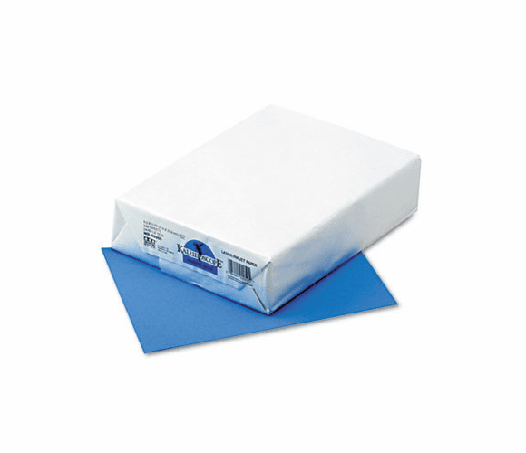 PAC102059 Kaleidoscope Multipurpose Colored Paper, 24lb, 8-1/2 x 11, Marine Blue, 500/Ream By PACON CORPORATION