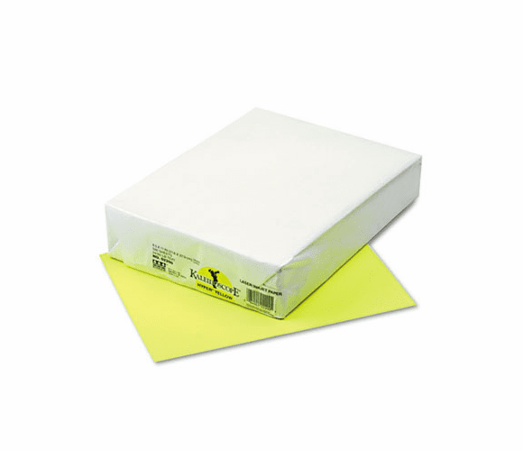 PAC102200 Kaleidoscope Multipurpose Colored Paper, 24lb, 8-1/2 x 11, Hyper Yellow, 500/Rm By PACON CORPORATION