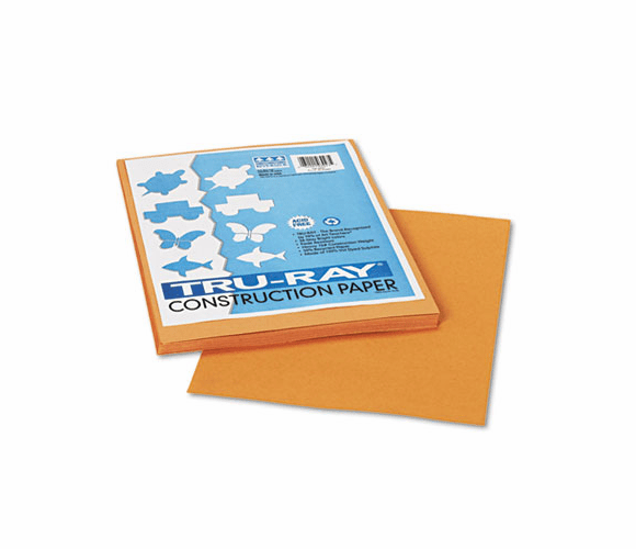 PAC103023 Tru-Ray Construction Paper, 76 lbs., 9 x 12, Tan, 50 Sheets/Pack By PACON CORPORATION