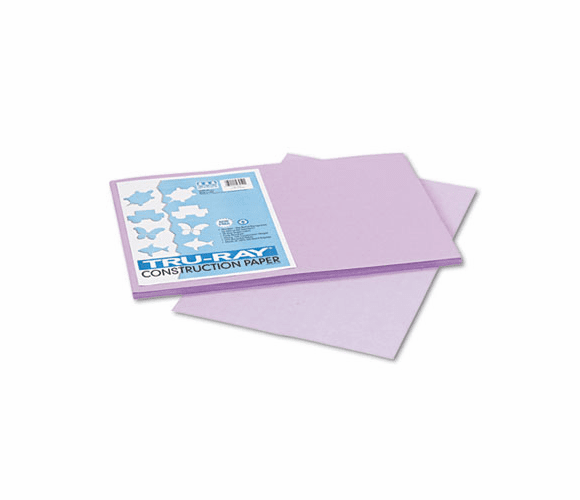 PAC103050 Tru-Ray Construction Paper, 76 lbs., 12 x 18, Lilac, 50 Sheets/Pack By PACON CORPORATION