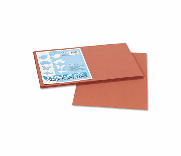 PAC103057 Tru-Ray Construction Paper, 76 lbs., 12 x 18, Warm Brown, 50 Sheets/Pack By PACON CORPORATION