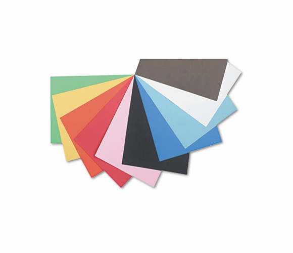 PAC103063 Tru-Ray Construction Paper, 76 lbs., 12 x 18, Assorted, 50 Sheets/Pack By PACON CORPORATION