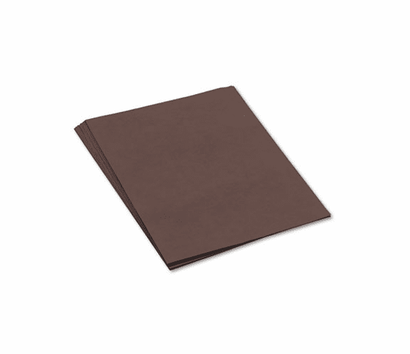 PAC103088 Tru-Ray Construction Paper, 76 lbs., 18 x 24, Dark Brown, 50 Sheets/Pack By PACON CORPORATION