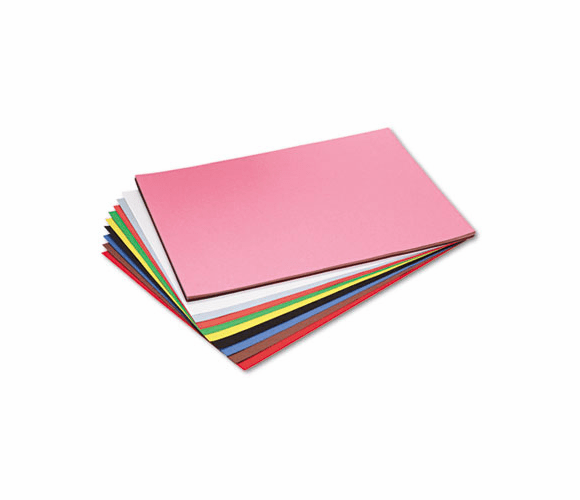 PAC103478 Riverside Construction Paper, 76 lbs., 18 x 24, Assorted, 50 Sheets/Pack By PACON CORPORATION