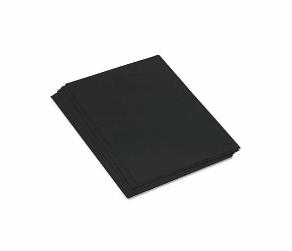 PAC1034975 Riverside Construction Paper, 76 lbs., 24 x 36, Black, 50 Sheets/Pack By PACON CORPORATION