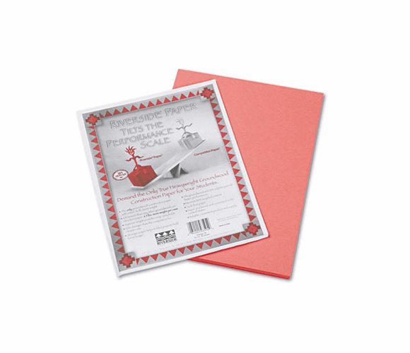 PAC103594 Riverside Construction Paper, 76 lbs., 9 x 12, Orange, 50 Sheets/Pack By PACON CORPORATION