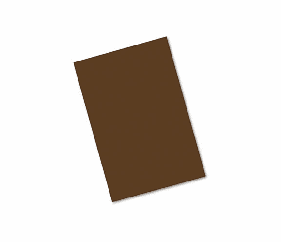 PAC103630 Riverside Construction Paper, 76 lbs., 12 x 18, Dark Brown, 50 Sheets/Pack By PACON CORPORATION