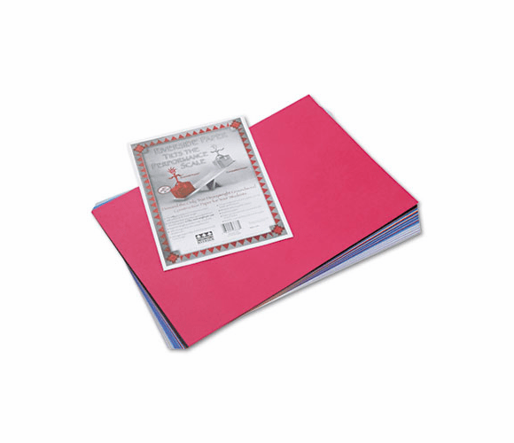 PAC103638 Riverside Construction Paper, 76 lbs., 12 x 18, Assorted, 50 Sheets/Pack By PACON CORPORATION