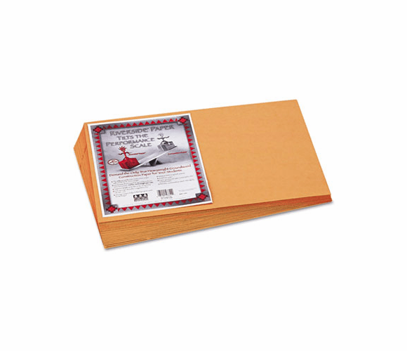 PAC103644 Riverside Construction Paper, 76 lbs., 12 x 18, Butterscotch, 50 Sheets/Pack By PACON CORPORATION