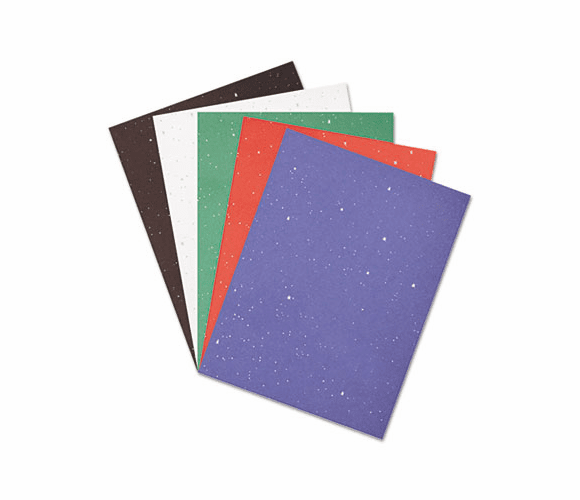 PAC148105 Art Street Glitter Construction Paper, 76 lbs., 9 x 12, Assorted, 50 Sheets/Pack By PACON CORPORATION