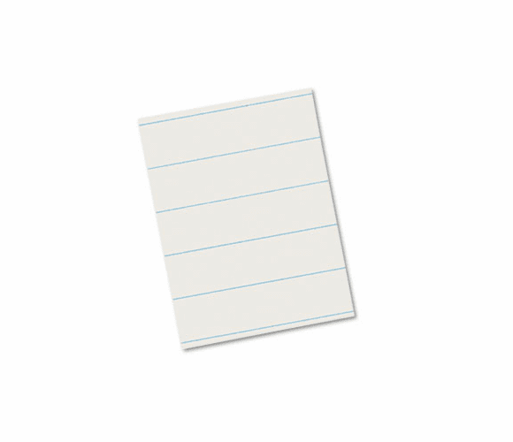PAC2603 Ruled Newsprint Paper, 30 lbs., 8-1/2 x 11, White, 500 Sheets/Pack By PACON CORPORATION