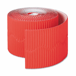 PAC37036 Bordette Decorative Border, 2 1/4" x 50' Roll, Flame Red By PACON CORPORATION
