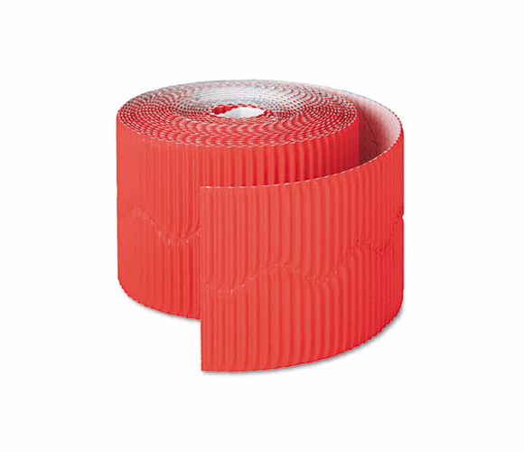 PAC37036 Bordette Decorative Border, 2 1/4" x 50' Roll, Flame Red By PACON CORPORATION