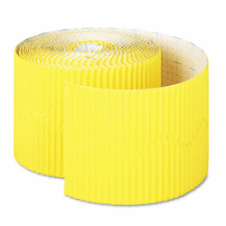 PAC37086 Bordette Decorative Border, 2 1/4" x 50' Roll, Canary By PACON CORPORATION