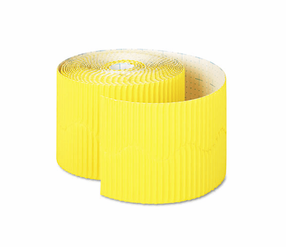 PAC37086 Bordette Decorative Border, 2 1/4" x 50' Roll, Canary By PACON CORPORATION