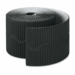 PAC37306 Bordette Decorative Border, 2 1/4" x 50' Roll, Black By PACON CORPORATION