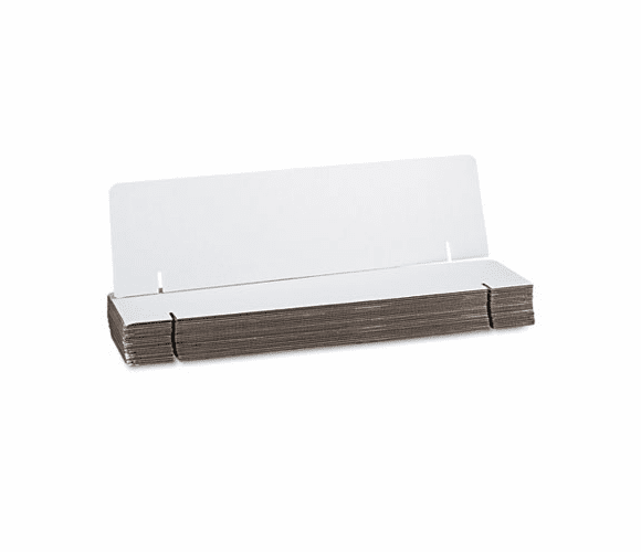 PAC3761 Spotlight Corrugated Presentation Headers Display, 36 x 9 1/2, White, 24/Carton By PACON CORPORATION