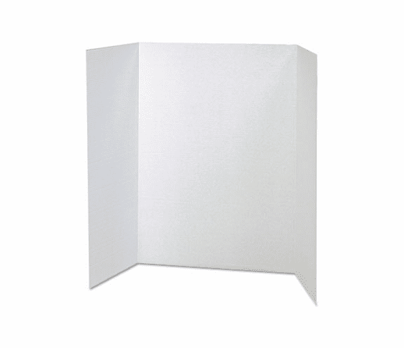 PAC37634 Spotlight Corrugated Presentation Display Boards, 48 x 36, White, 4/Carton By PACON CORPORATION