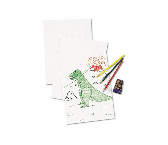 PAC4812 White Drawing Paper, 78 lbs., 12 x 18, Pure White, 500 Sheets/Ream By PACON CORPORATION