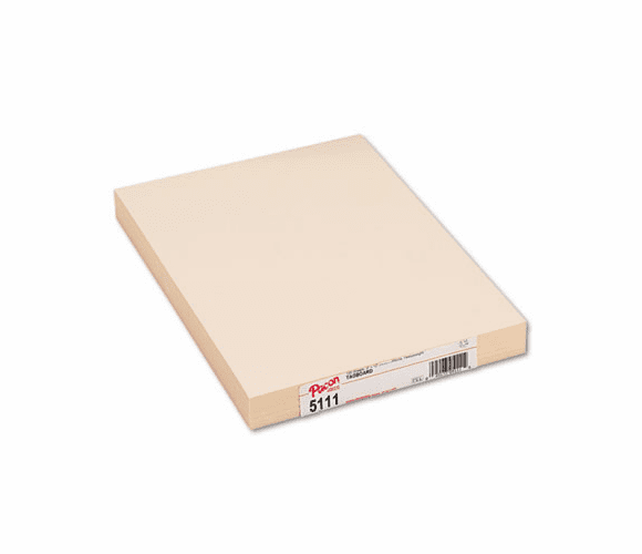 PAC5111 Heavyweight Tagboard, 12 x 9, Manila, 100/Pack By PACON CORPORATION