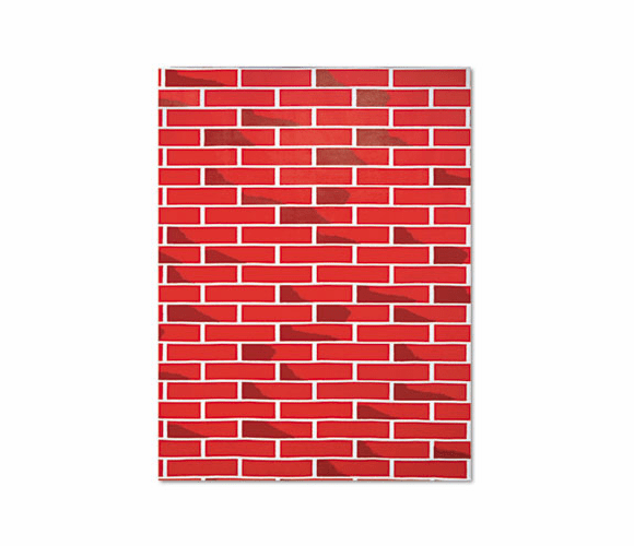 PAC56475 Fadeless Designs Bulletin Board Paper, Brick, 50 ft x 48" By PACON CORPORATION