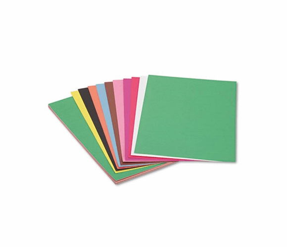 PAC6507 Construction Paper, 58 lbs., 12 x 18, Assorted, 50 Sheets/Pack By PACON CORPORATION