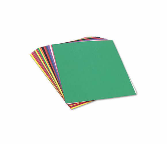 PAC6517 Construction Paper, 58 lbs., 18 x 24, Assorted, 50 Sheets/Pack By PACON CORPORATION