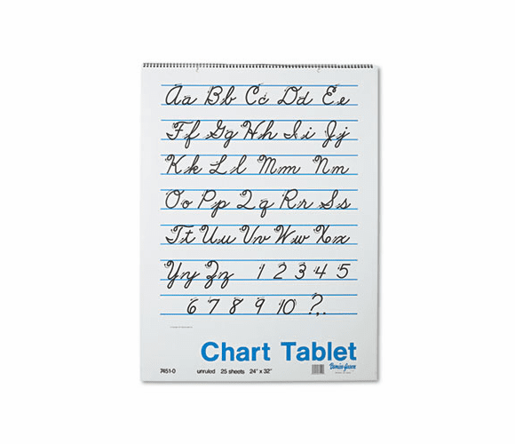 PAC74510 Chart Tablets, Unruled, 24 x 32, White, 25 Sheets/Pad By PACON CORPORATION
