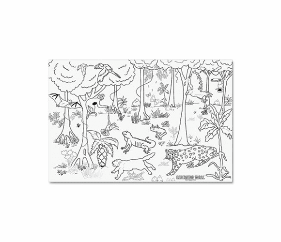 PAC78840 Learning Walls Paper, Rain Forest, 72" x 48" By PACON CORPORATION